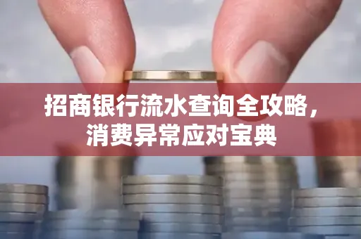招商银行流水查询全攻略,消费异常应对宝典