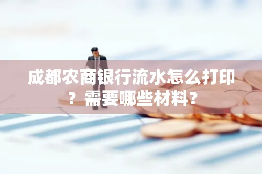 成都农商银行流水怎么打印?需要哪些材料?