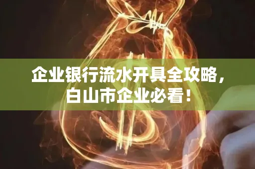 企业银行流水开具全攻略,白山市企业必看!