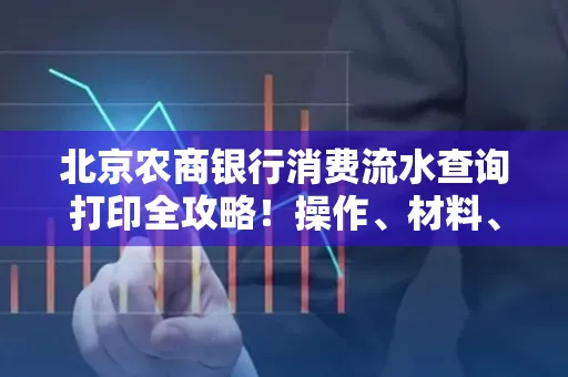 北京农商银行消费流水查询打印全攻略!操作、材料、避坑指南都在这里