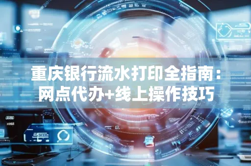 重庆银行流水打印全指南:网点代办+线上操作技巧