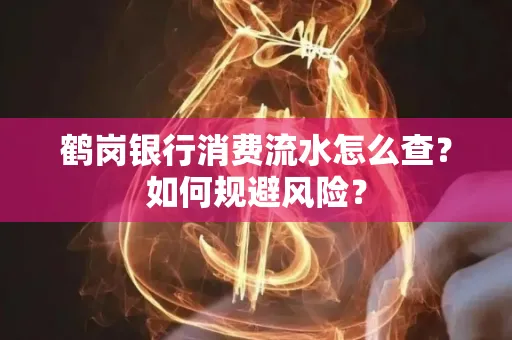鹤岗银行消费流水怎么查?如何规避风险?