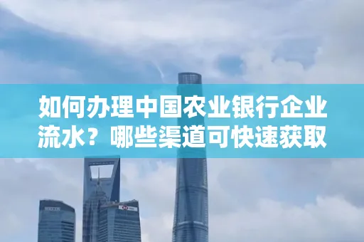 如何办理中国农业银行企业流水？哪些渠道可快速获取？