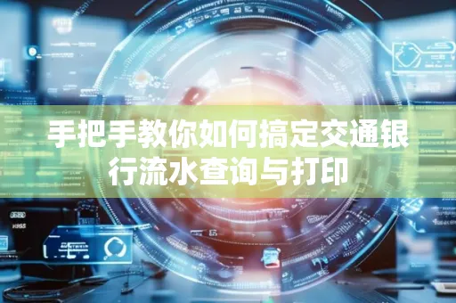 手把手教你如何搞定交通银行流水查询与打印