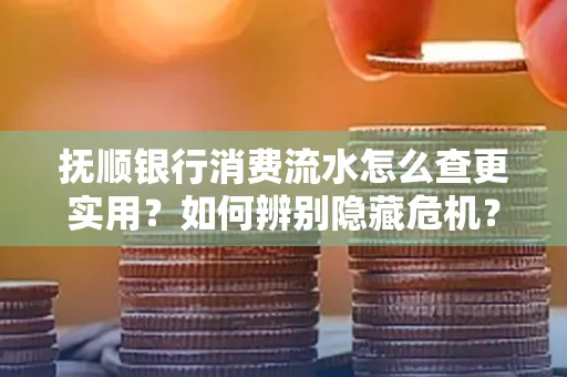 抚顺银行消费流水怎么查更实用?如何辨别隐藏危机?