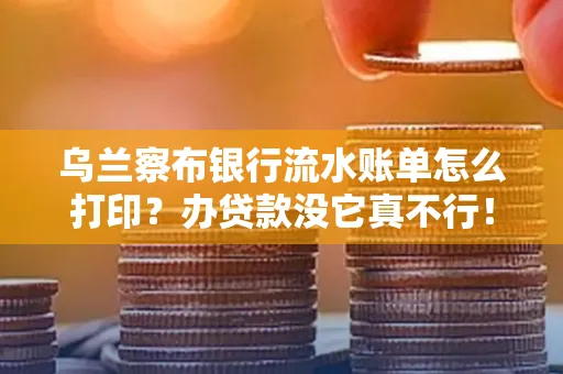 乌兰察布银行流水账单怎么打印?办贷款没它真不行!