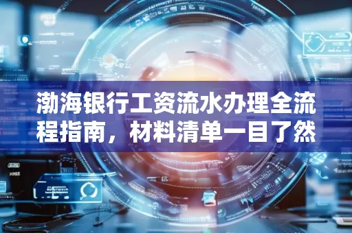 渤海银行工资流水办理全流程指南,材料清单一目了然
