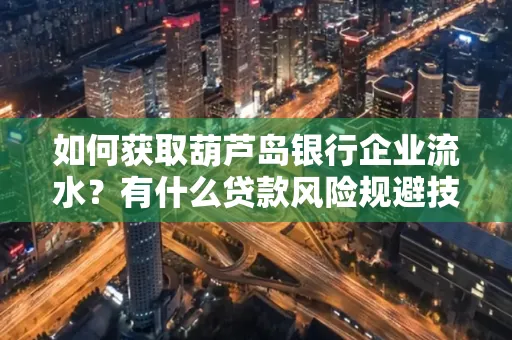如何获取葫芦岛银行企业流水?有什么贷款风险规避技巧?