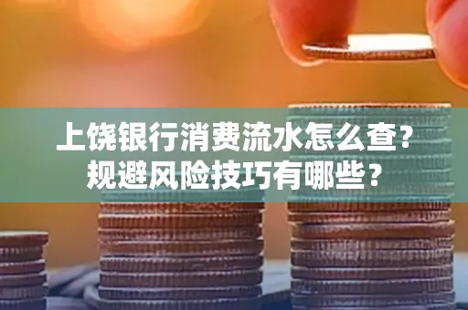 上饶银行消费流水怎么查?规避风险技巧有哪些?