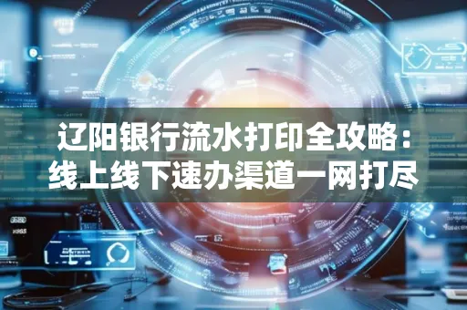 辽阳银行流水打印全攻略:线上线下速办渠道一网打尽