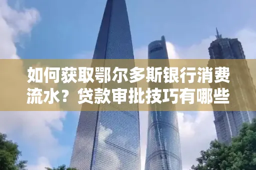 如何获取鄂尔多斯银行消费流水?贷款审批技巧有哪些?